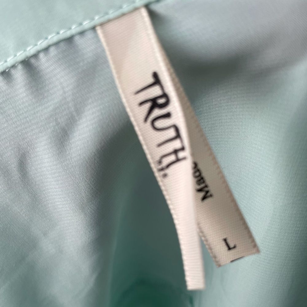 Mint Green Button Down Blouse - image 3